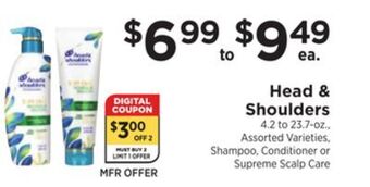 ShopRite Head & shoulders offer