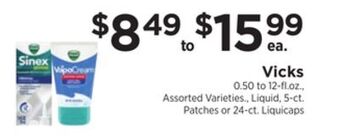 ShopRite Vicks offer