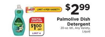 ShopRite Dish detergent offer