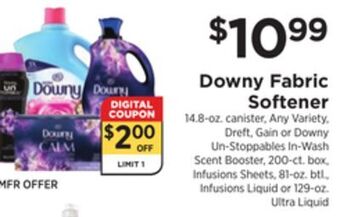 ShopRite Fabric softener offer