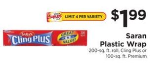 ShopRite Plastic wrap offer