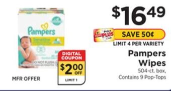 ShopRite Wipes offer
