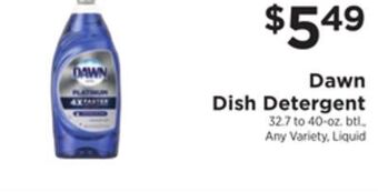 ShopRite Dish detergent offer
