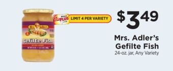 ShopRite Gefilte fish offer