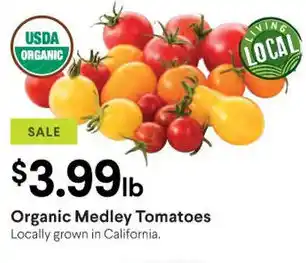 Raley's Organic Medley Tomatoes offer