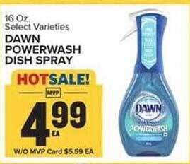 Food Lion Dawn powerwash dish spray offer