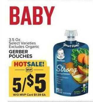 Food Lion Gerber pouches offer