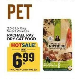 Food Lion Rachael ray dry cat food offer