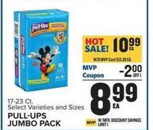 Food Lion Pull-ups jumbo pack offer