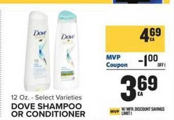 Food Lion Dove shampoo or conditioner offer
