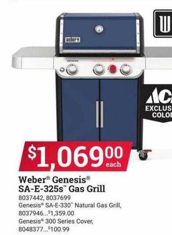 Ace Hardware Weber genesis sa-e-325s gas grill offer