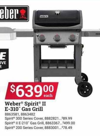 Ace Hardware Weber spirit ii e-310 gas grill offer