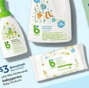 Rite Aid Babyganics baby products offer