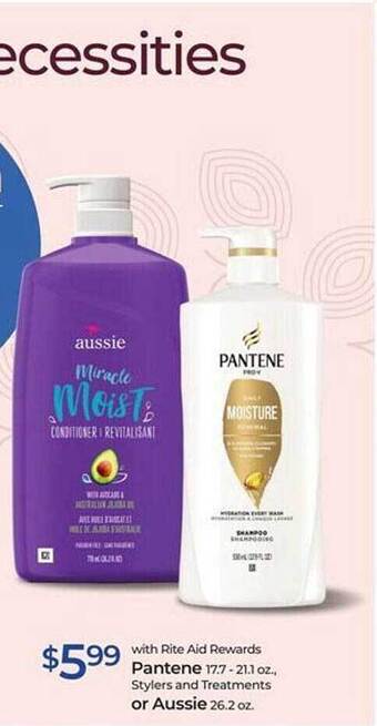 Rite Aid Pantene or aussie offer