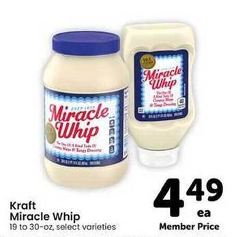 Safeway Kraft miracle whip offer