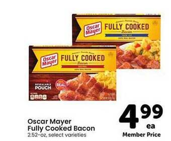 Safeway Oscar mayer fully cooked bacon offer
