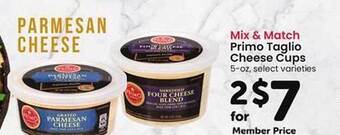 Safeway Primo taglio cheese cups offer