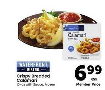 Safeway Waterfront bistro crispy breaded calamari offer