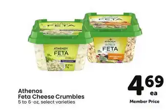 Safeway Athenos feta cheese crumbles offer
