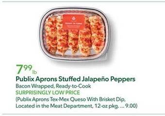 Publix Publix aprons stuffed jalapeño peppers offer