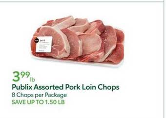 Publix Publix assorted pork loin chops offer