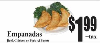 Baja Ranch Empanadas offer