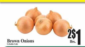 Baja Ranch Brown onions offer