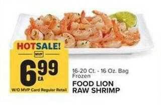 Food Lion Food lion raw shrimp offer