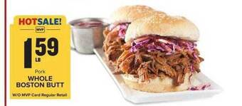 Food Lion Whole boston butt offer