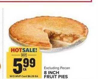 Food Lion 8 inch fruit pies offer