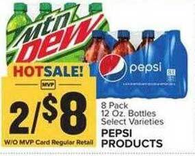 Food Lion Pepsi products offer