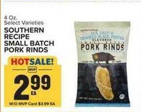 Food Lion Southern recipe small batch pork rinds offer