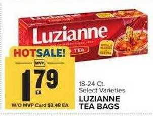 Food Lion Luzianne tea bags offer
