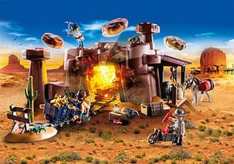 Playmobil 70948 gold mine offer