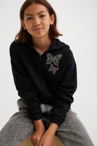 Oversized hooded jacket