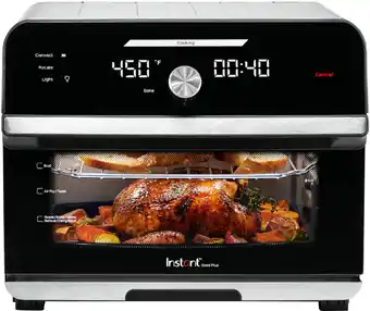 Best Buy Instant - omni plus 18l 10-in-1 air fryer toaster oven - silver offer