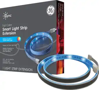 Best Buy Ge - cync smart full color direct connect led strip lights (40-inch smart led strip extension) - full color offer