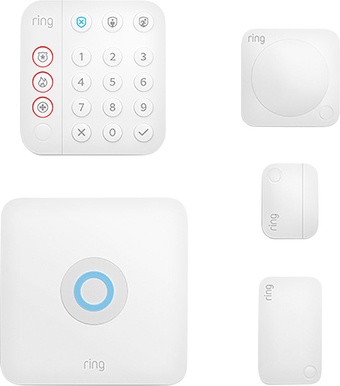 Best Buy Ring - alarm security kit 5-piece (2nd gen) - white offer