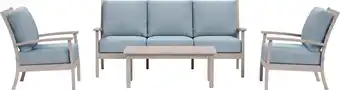 Best Buy Yardbird® - eden outdoor sofa set with fixed chairs and coffee table - mist offer