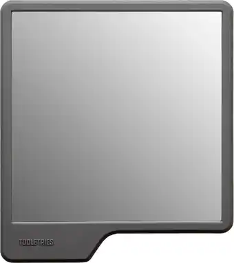 Best Buy Tooletries - the oliver shower mirror - charcoal offer