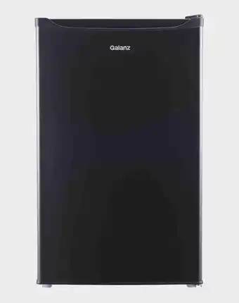 Walmart Galanz 4.3 cu ft single door mini fridge, black estar offer
