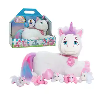 Walmart Just play unicorn surprise aria, white, stuffed animal unicorn and babies, toys for kids, kids toys for ages 3 up offer