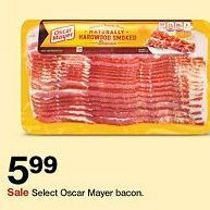 Target Oscar mayer bacon offer