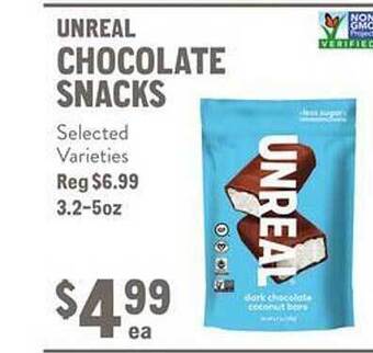 New Seasons Market Unreal chocolate snacks offer