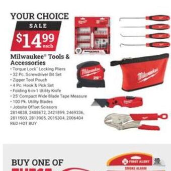 Ace Hardware Milwaukee tools & accessories offer