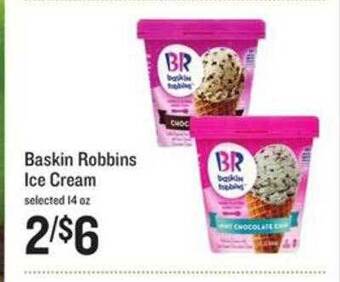 Lowes Foods Baskin robbins ice cream offer