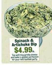Robert Fresh Market Spinach & artichoke dip offer