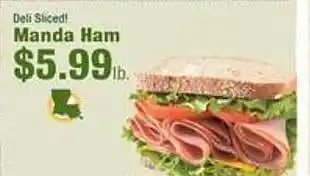 Robert Fresh Market Manda ham offer