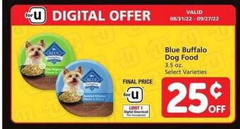 Vons Blue buffalo dog food offer
