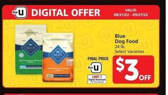 Vons Blue dog food offer